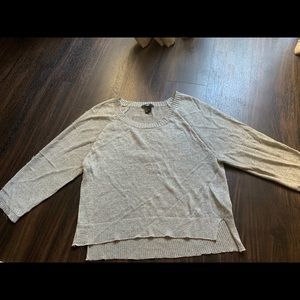 H&M Blouse Metallic Silver